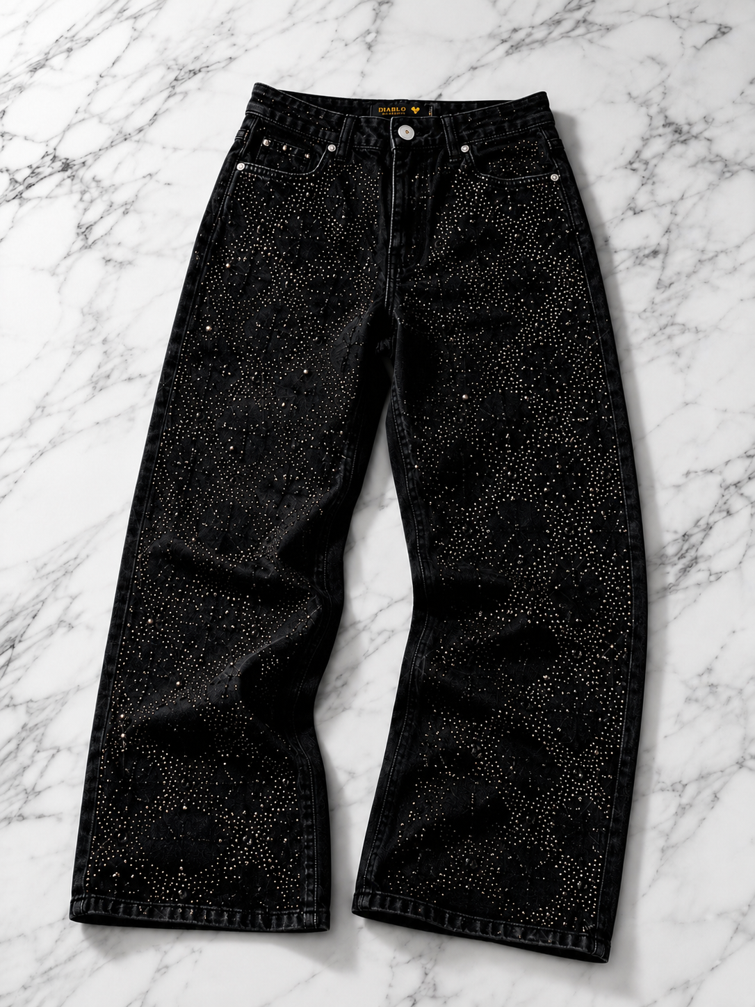 JEANS SLIM BRILLOS