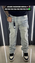 JEANS CARGO FASHION NOVA