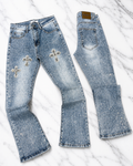 Jeans Flare Brillos