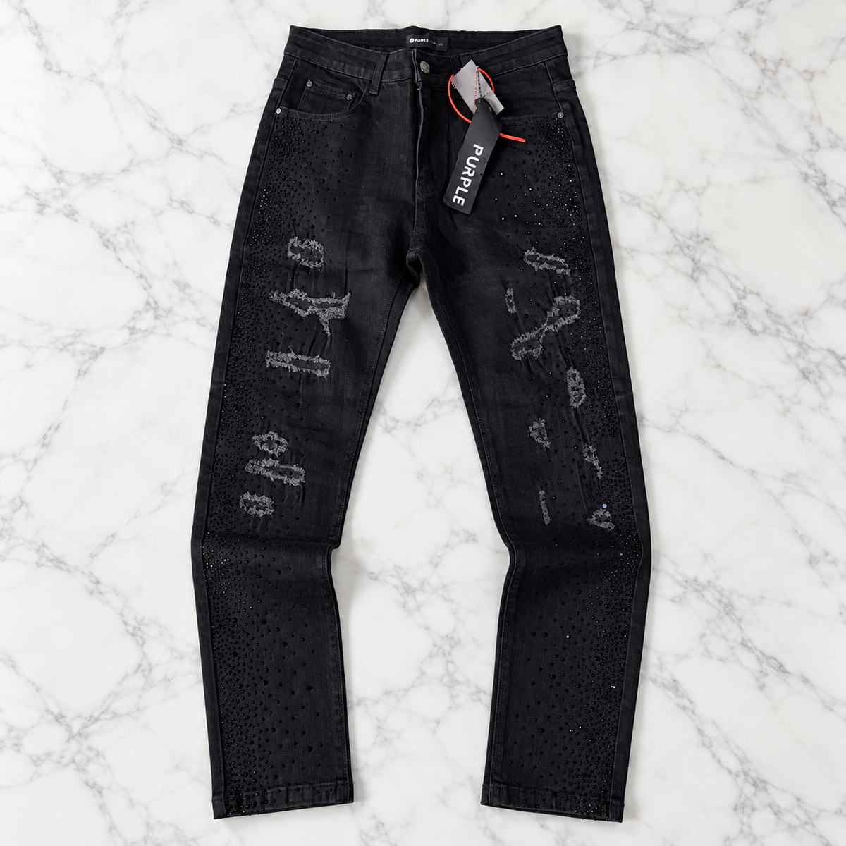JEANS SLIM BRILLOS