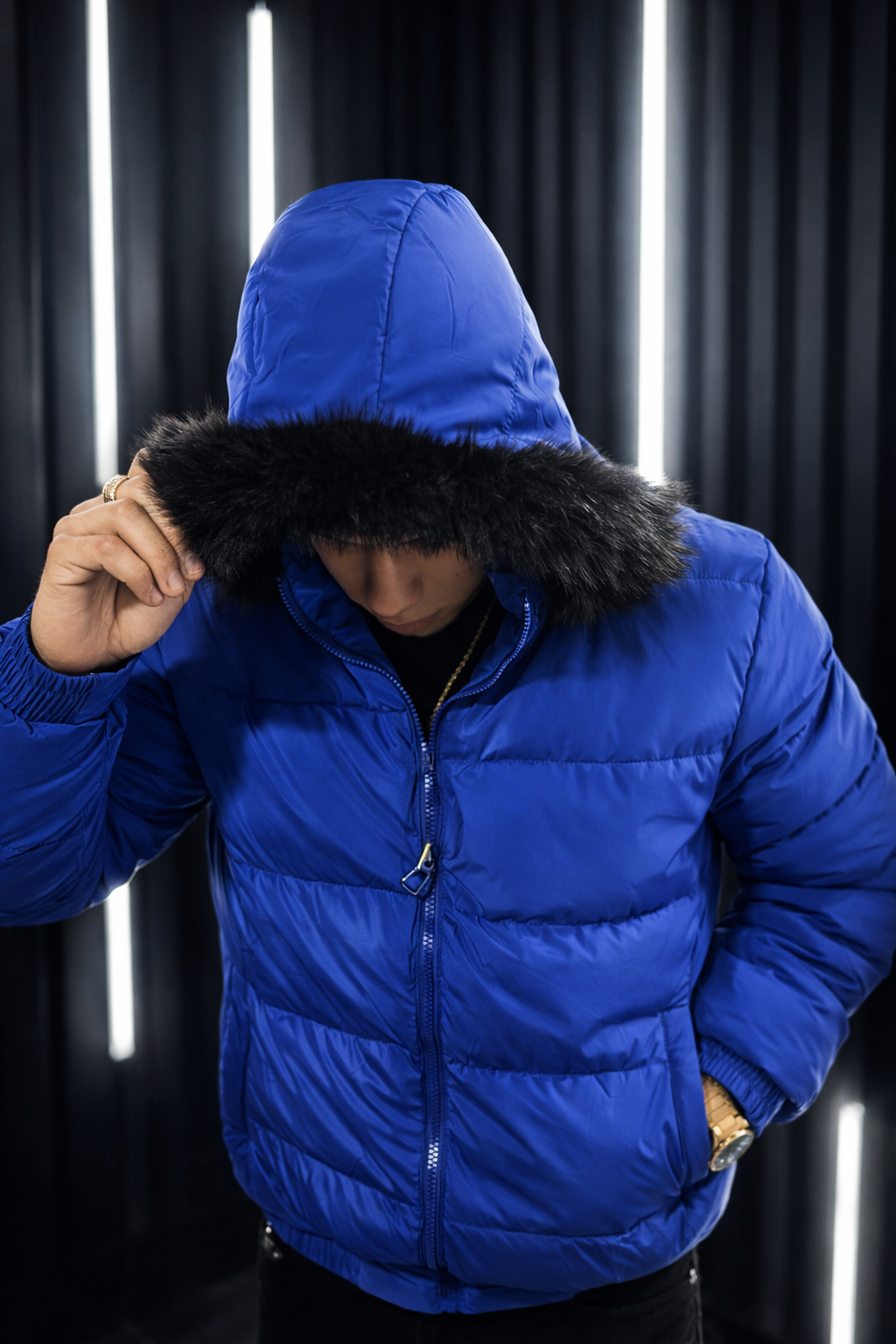 PUFFA AZUL HOMBRE