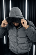 PUFFA GRIS HOMBRE